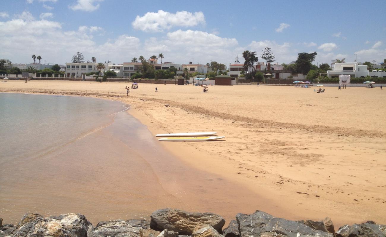 Plage Sid El Abed'in fotoğrafı parlak kum yüzey ile