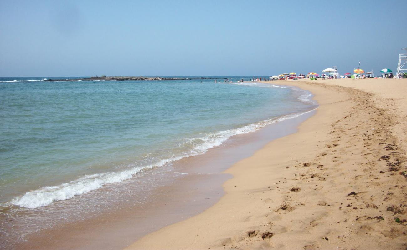 Dahomey Plage'in fotoğrafı i̇nce bej kum yüzey ile