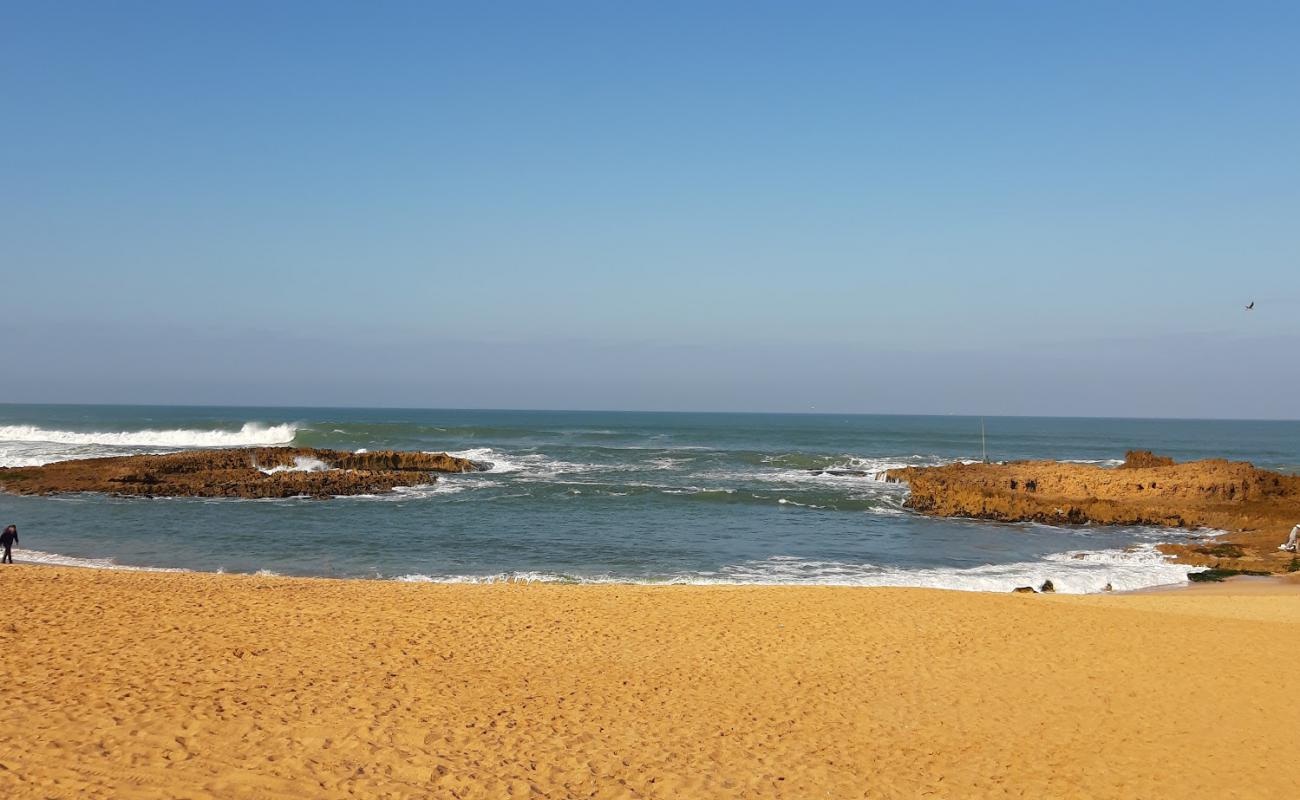 La Grande Oualidia Beach'in fotoğrafı i̇nce bej kum yüzey ile