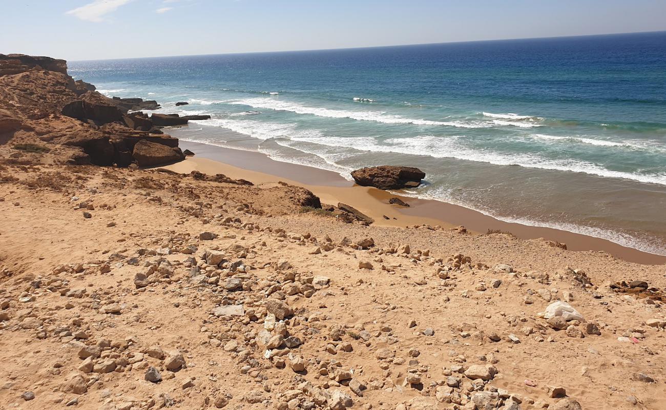 Plage Tamri'in fotoğrafı parlak kum yüzey ile