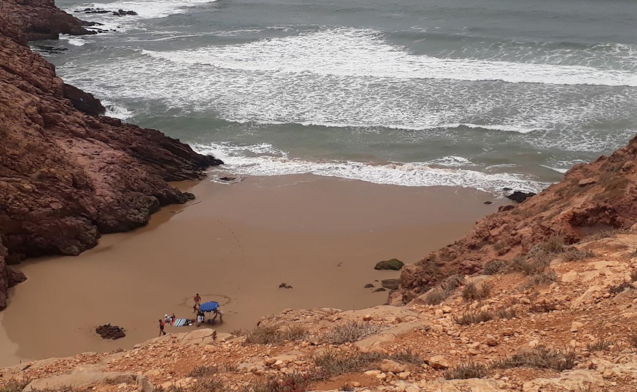 Plage tibougraychin'in fotoğrafı i̇nce bej kum yüzey ile