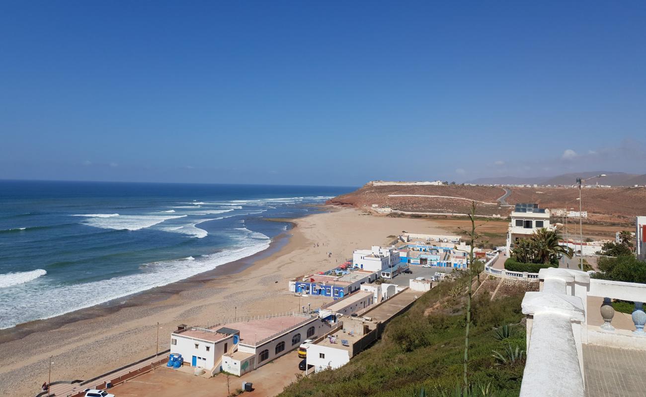 Plage Sidi Ifni'in fotoğrafı açık bej kum yüzey ile