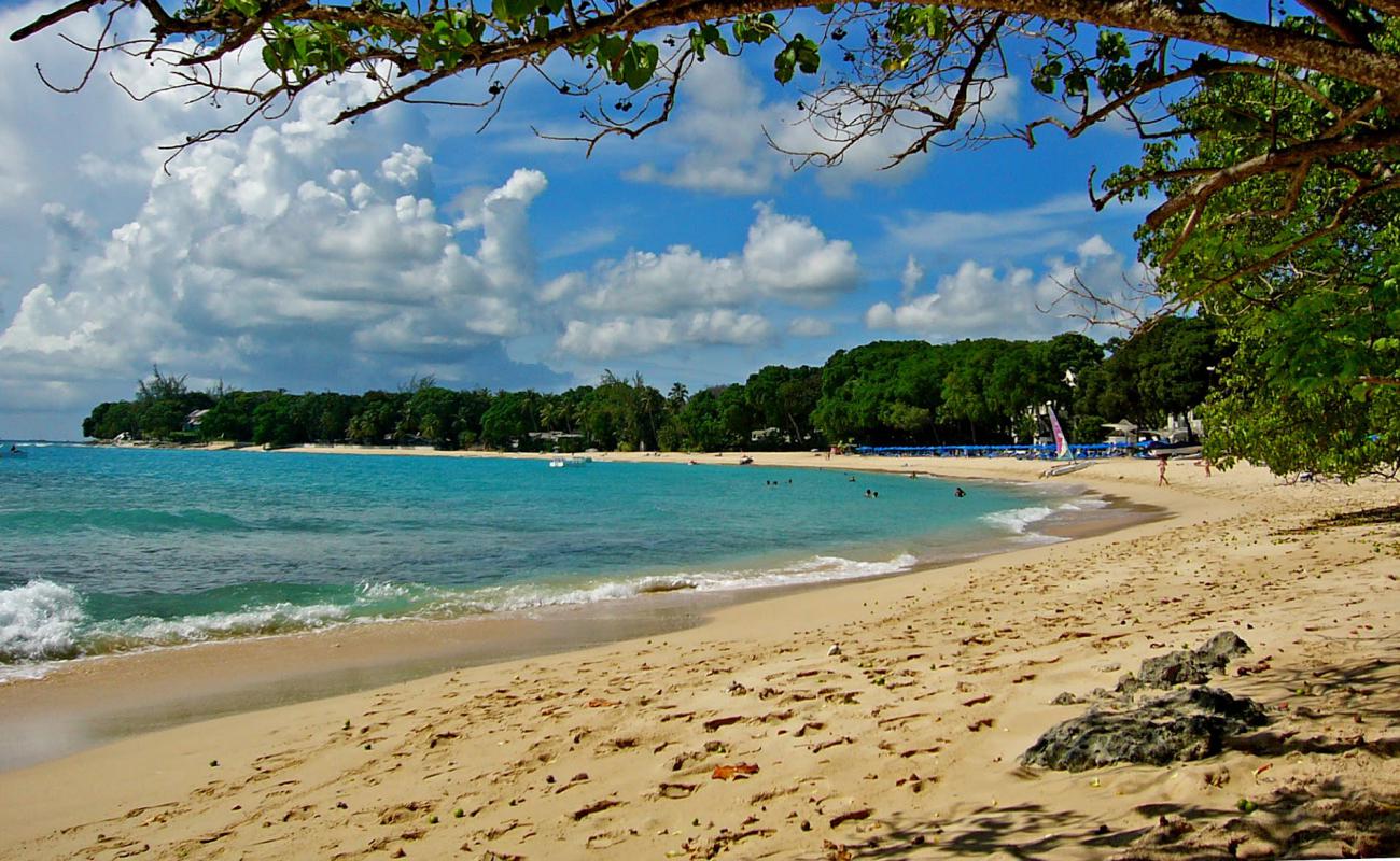 Sandy Lane beach'in fotoğrafı parlak ince kum yüzey ile