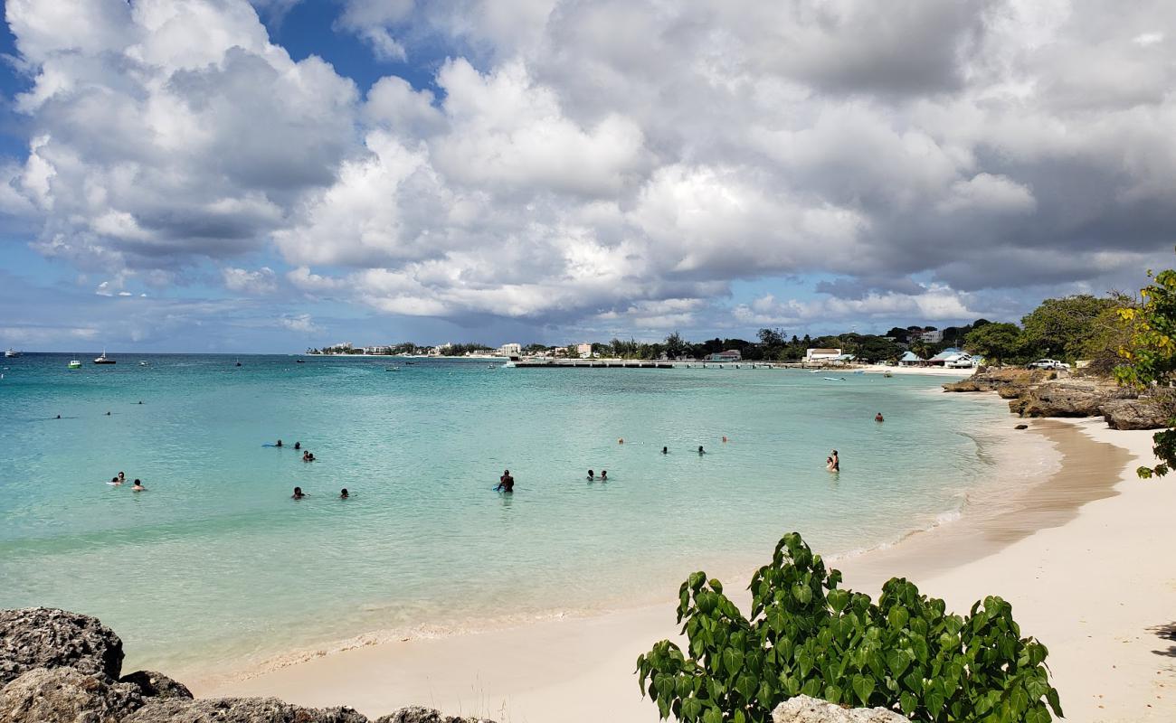 Miami Barbados'in fotoğrafı parlak ince kum yüzey ile