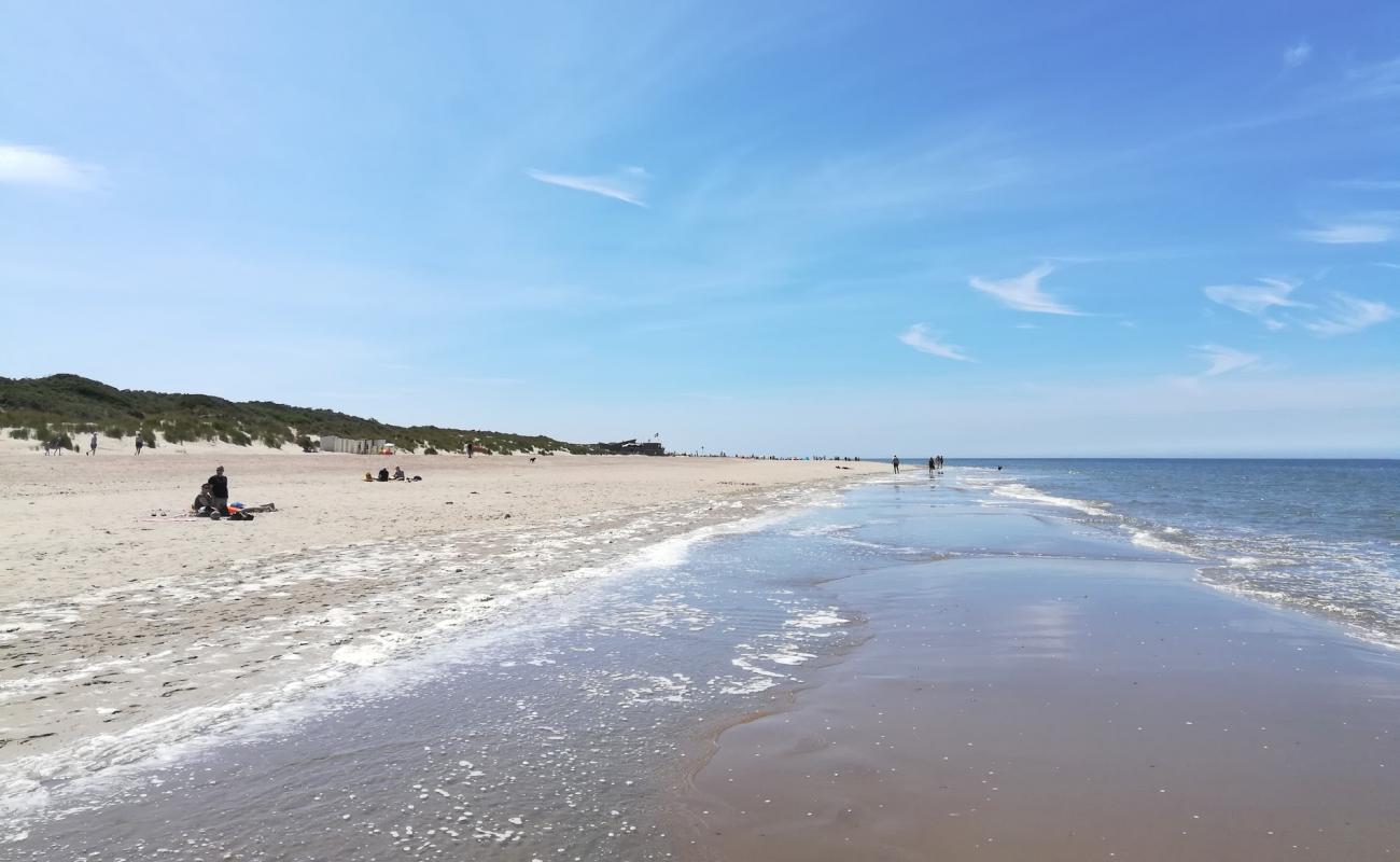 Renesse Beach'in fotoğrafı açık bej kum yüzey ile