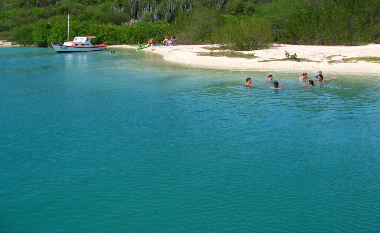 Fuik beach'in fotoğrafı bej kabuklu kum yüzey ile