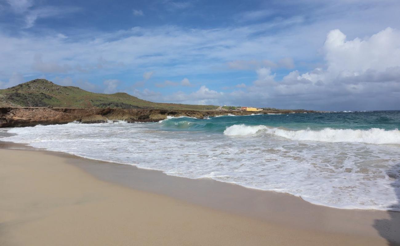 Andicuri beach'in fotoğrafı parlak kum yüzey ile