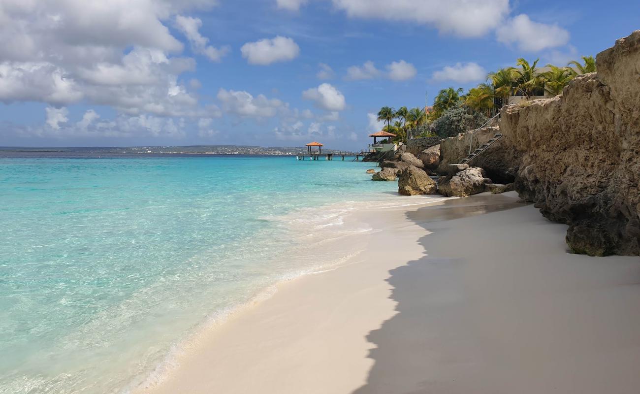Bachelor's Beach'in fotoğrafı açık bej kum yüzey ile