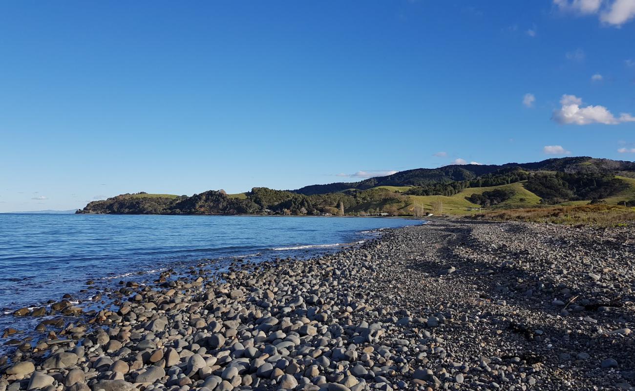 Waimango Beach'in fotoğrafı bej çakıl yüzey ile