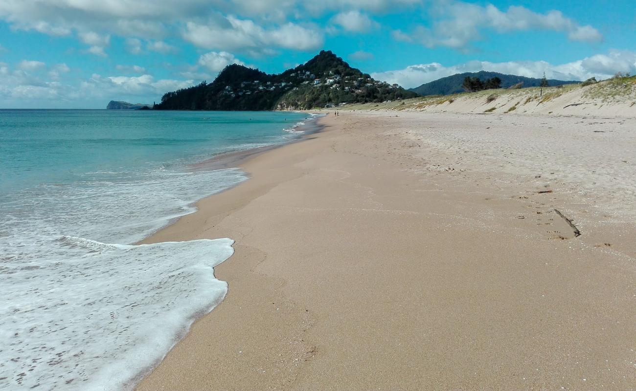 Tairua Beach'in fotoğrafı parlak kum yüzey ile