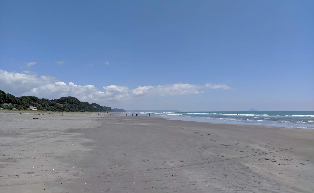 Waiotahe Beach'in fotoğrafı gri kum yüzey ile