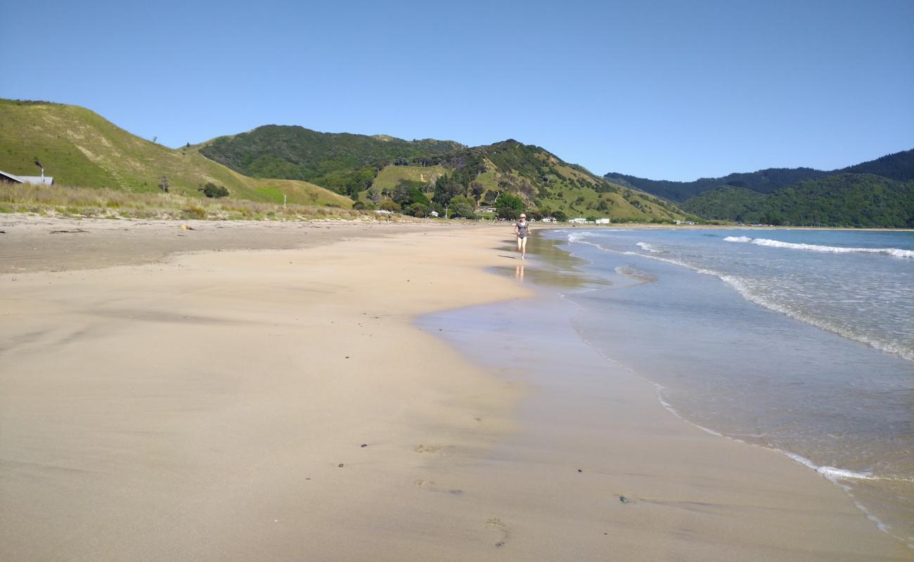 Anaura Beach'in fotoğrafı açık bej kum yüzey ile