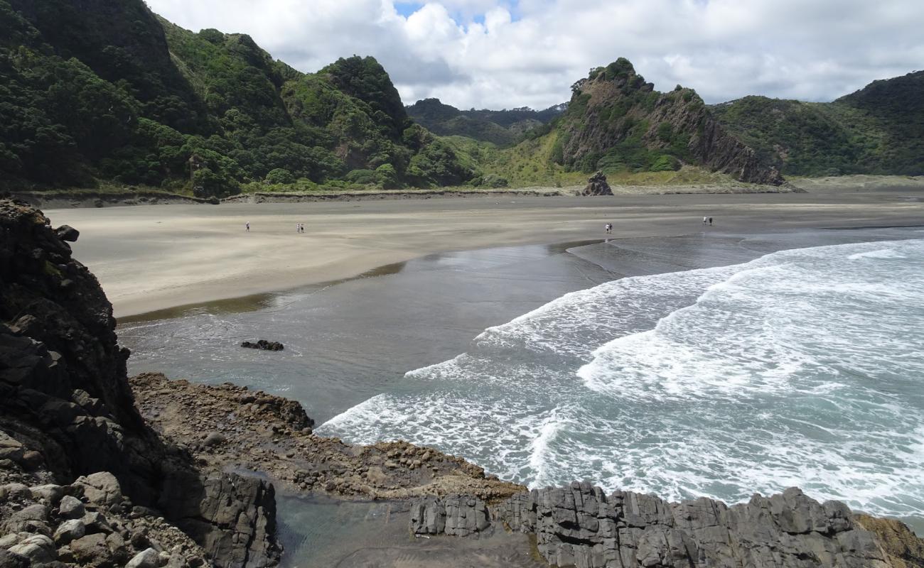 Karekare Beach'in fotoğrafı gri kum yüzey ile