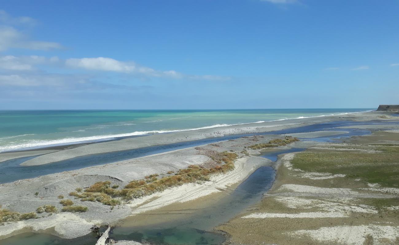 Wakanui Beach'in fotoğrafı gri kum yüzey ile
