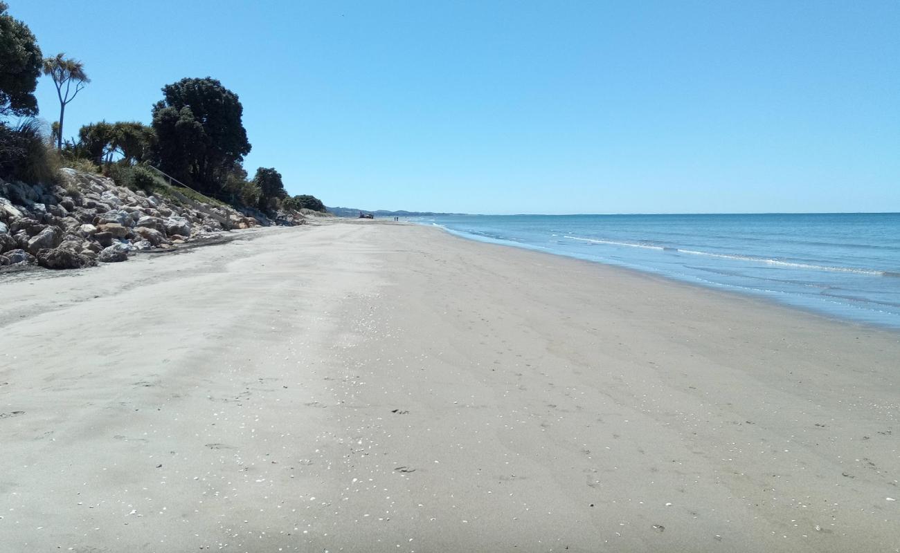 Pakawau Beach'in fotoğrafı açık bej kum yüzey ile