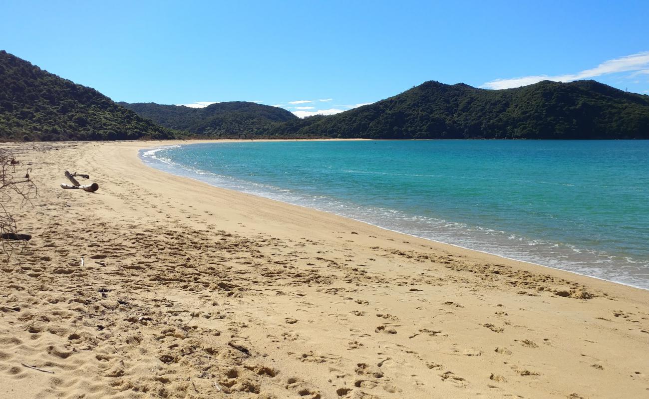 Onetahuti Beach'in fotoğrafı i̇nce bej kum yüzey ile