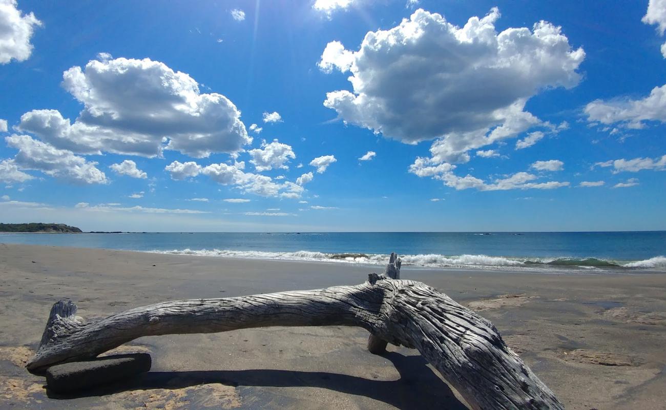 Hermosa beach'in fotoğrafı gri kum yüzey ile