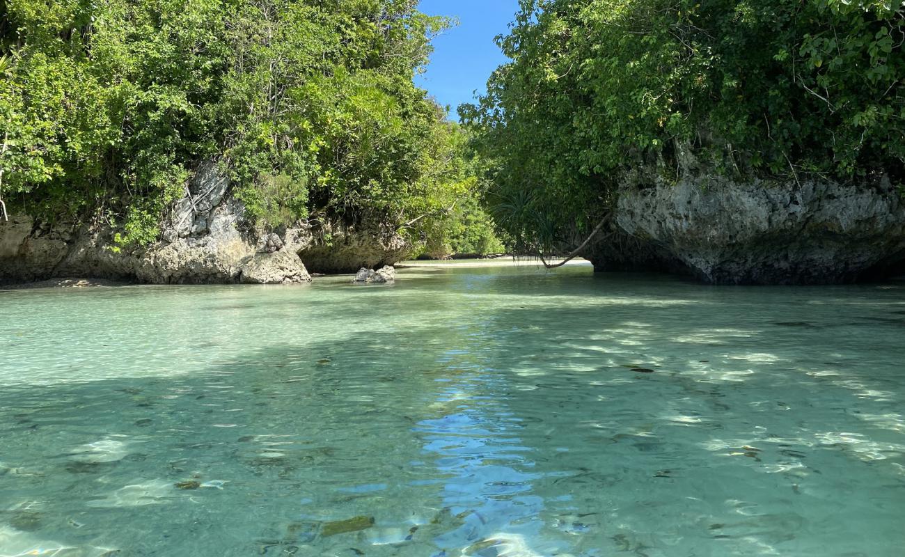 Inoki Island Beach'in fotoğrafı açık bej kum yüzey ile