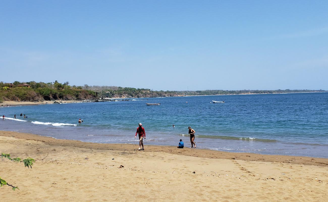 Puerto Escondido Beach'in fotoğrafı açık bej kum yüzey ile