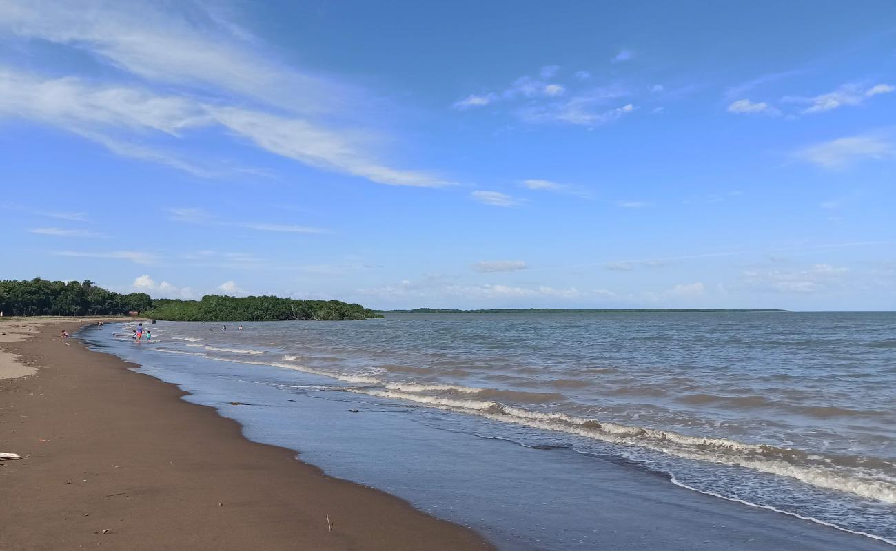 Salado Beach'in fotoğrafı kahverengi kum yüzey ile