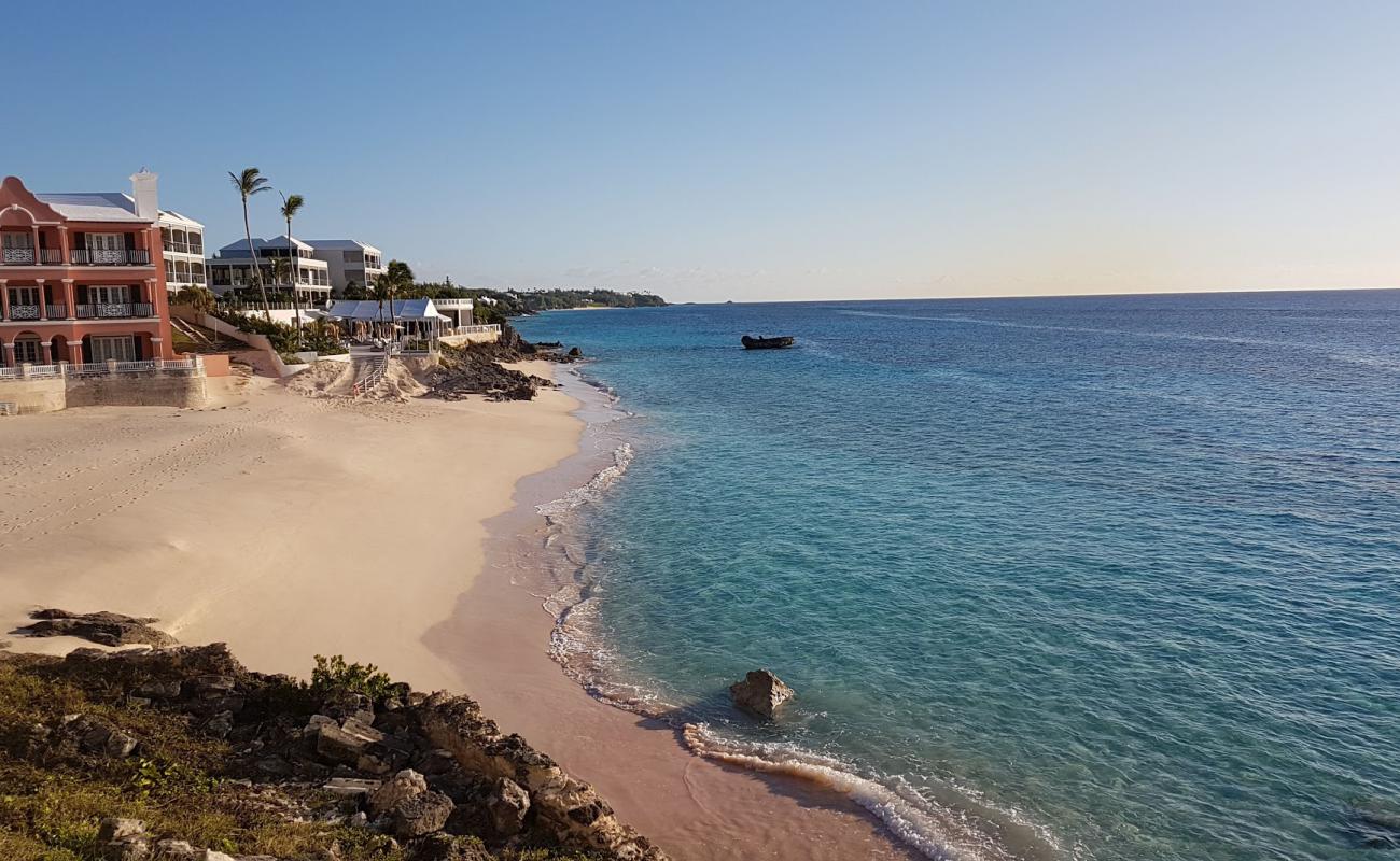 Pink Beach - West'in fotoğrafı parlak ince kum yüzey ile