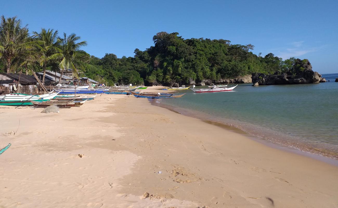 Alibog Beach'in fotoğrafı parlak ince kum yüzey ile