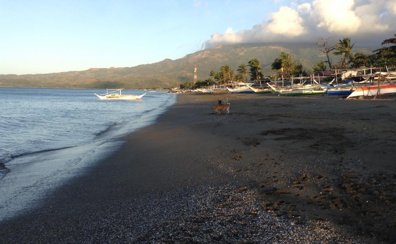 Paluan Beach'in fotoğrafı bej kum ve kayalar yüzey ile
