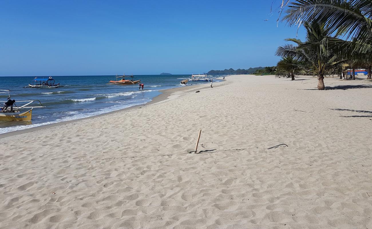 Poblacion Beach'in fotoğrafı açık bej kum yüzey ile