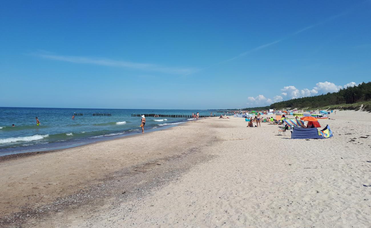 Mielenko beach'in fotoğrafı açık bej kum yüzey ile