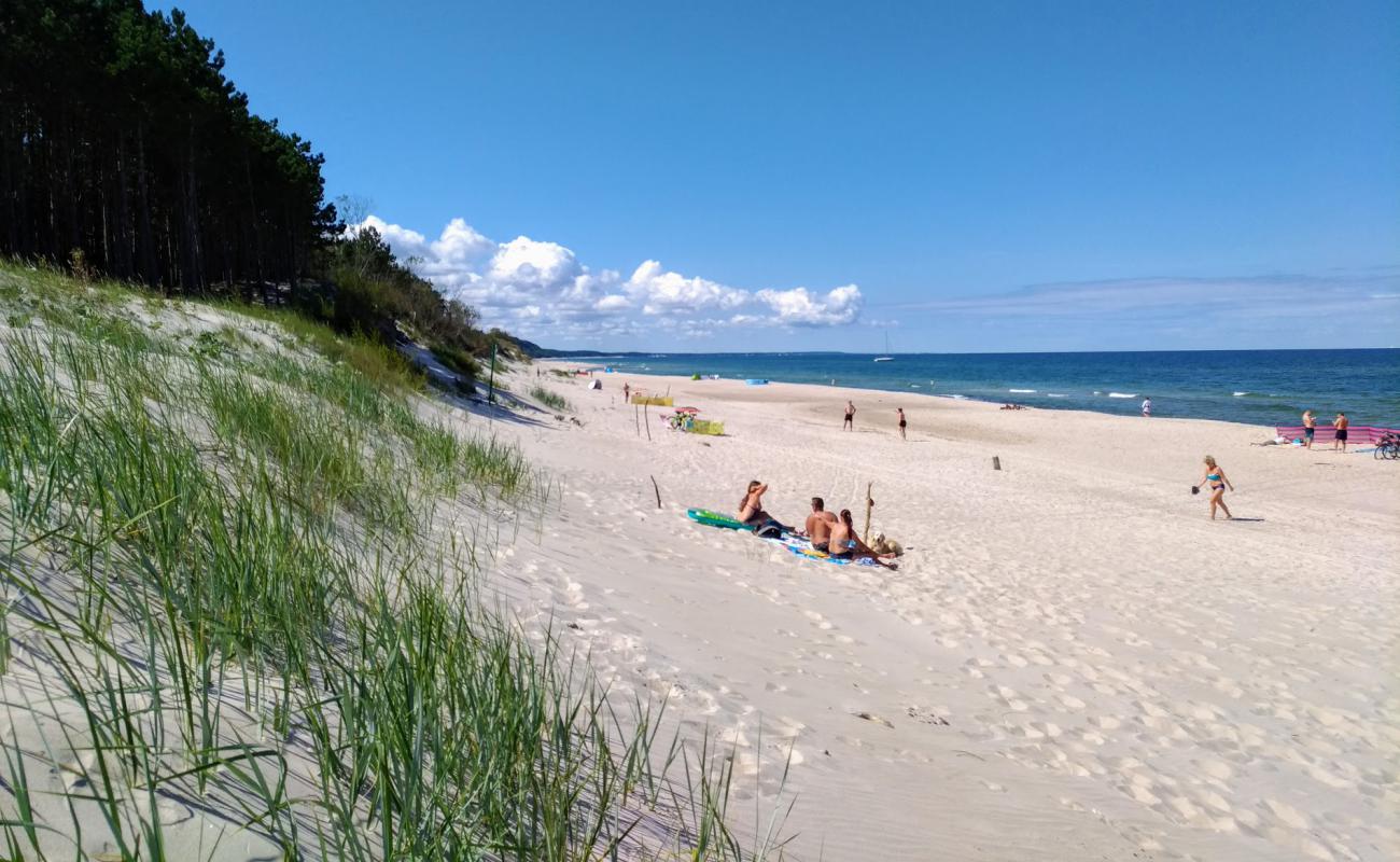 Rowy Beach'in fotoğrafı parlak ince kum yüzey ile