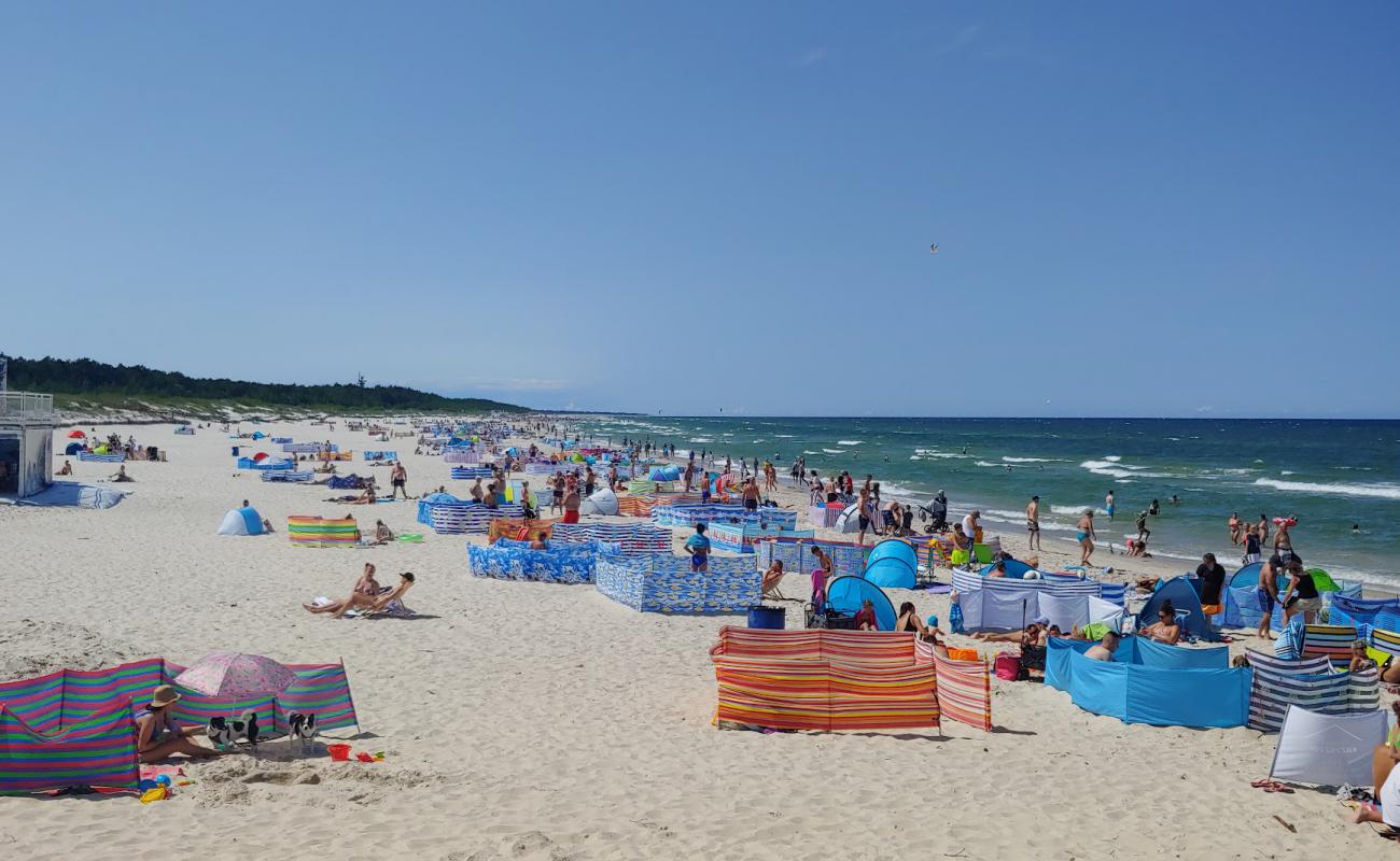 Leba Naturist Beach'in fotoğrafı parlak ince kum yüzey ile