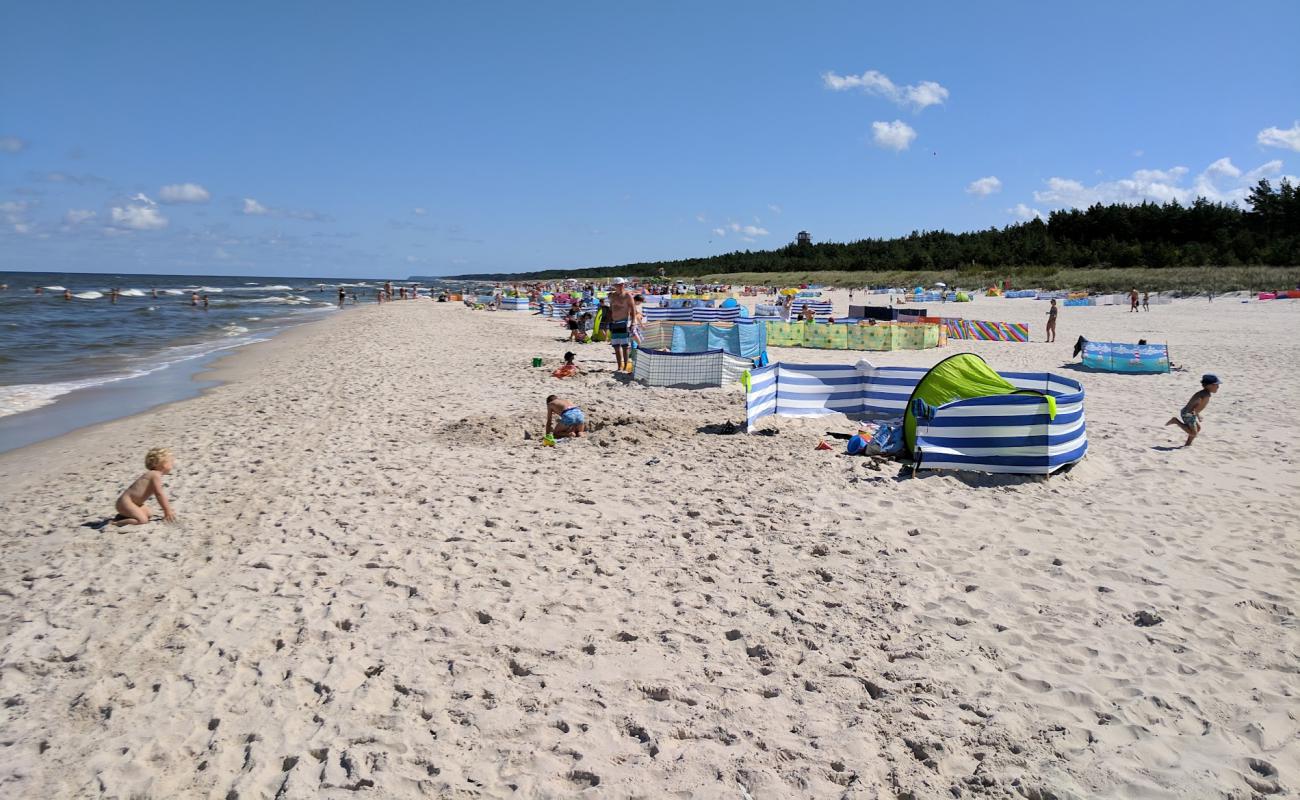 Debki Beach'in fotoğrafı parlak ince kum yüzey ile