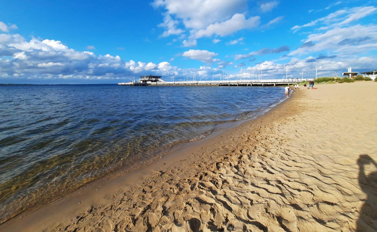 Zielona Beach'in fotoğrafı açık bej kum yüzey ile