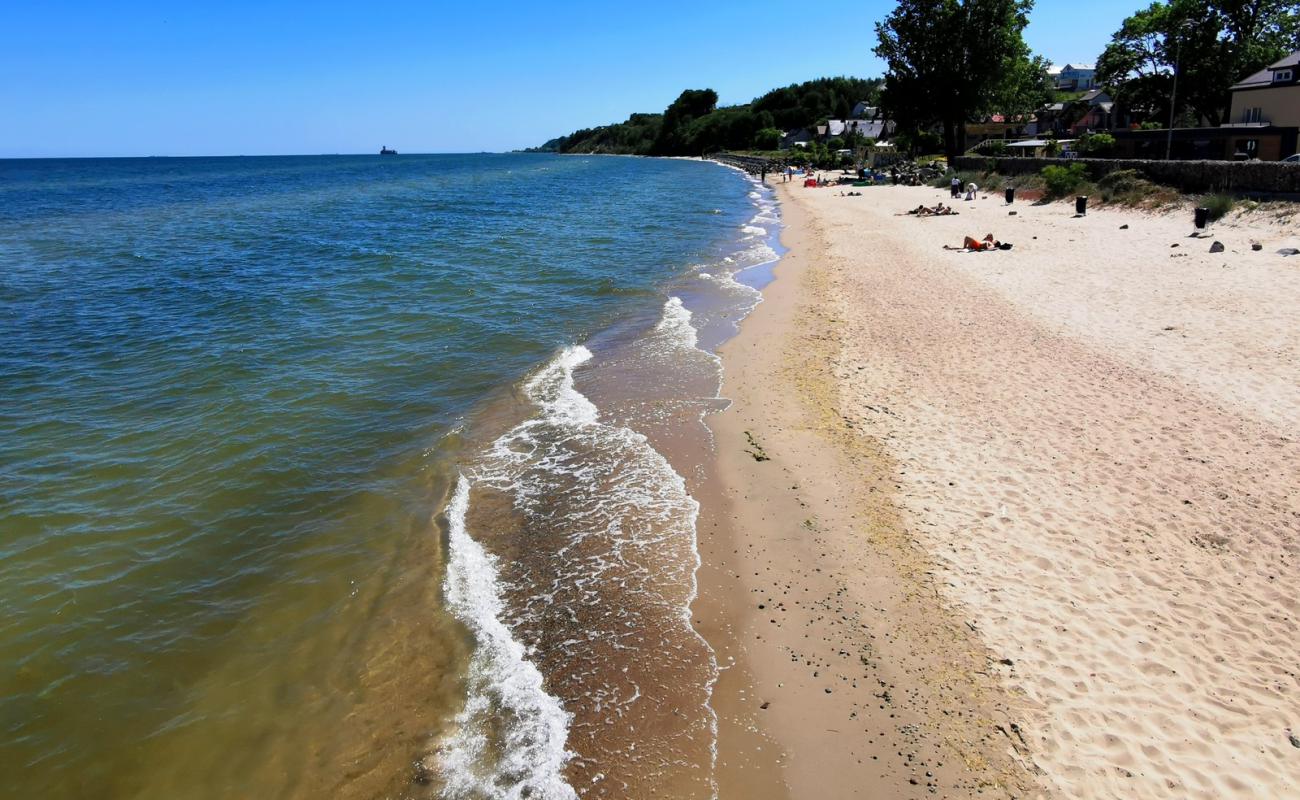 Mechelinki Beach'in fotoğrafı parlak kum yüzey ile