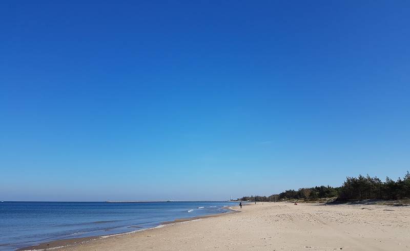 Stogi Nudist Beach'in fotoğrafı parlak ince kum yüzey ile