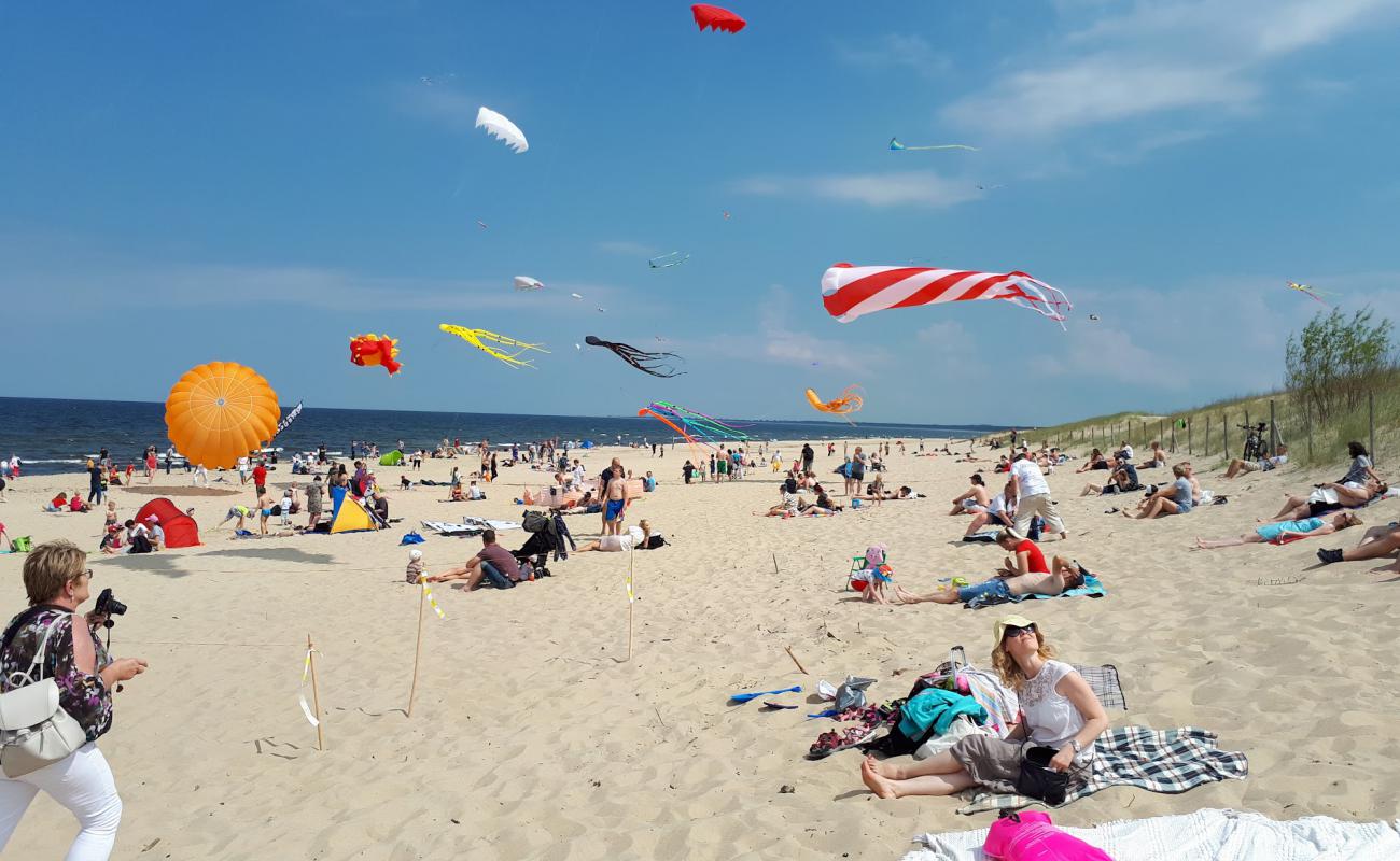 Gdansk beach ent 16'in fotoğrafı i̇nce bej kum yüzey ile
