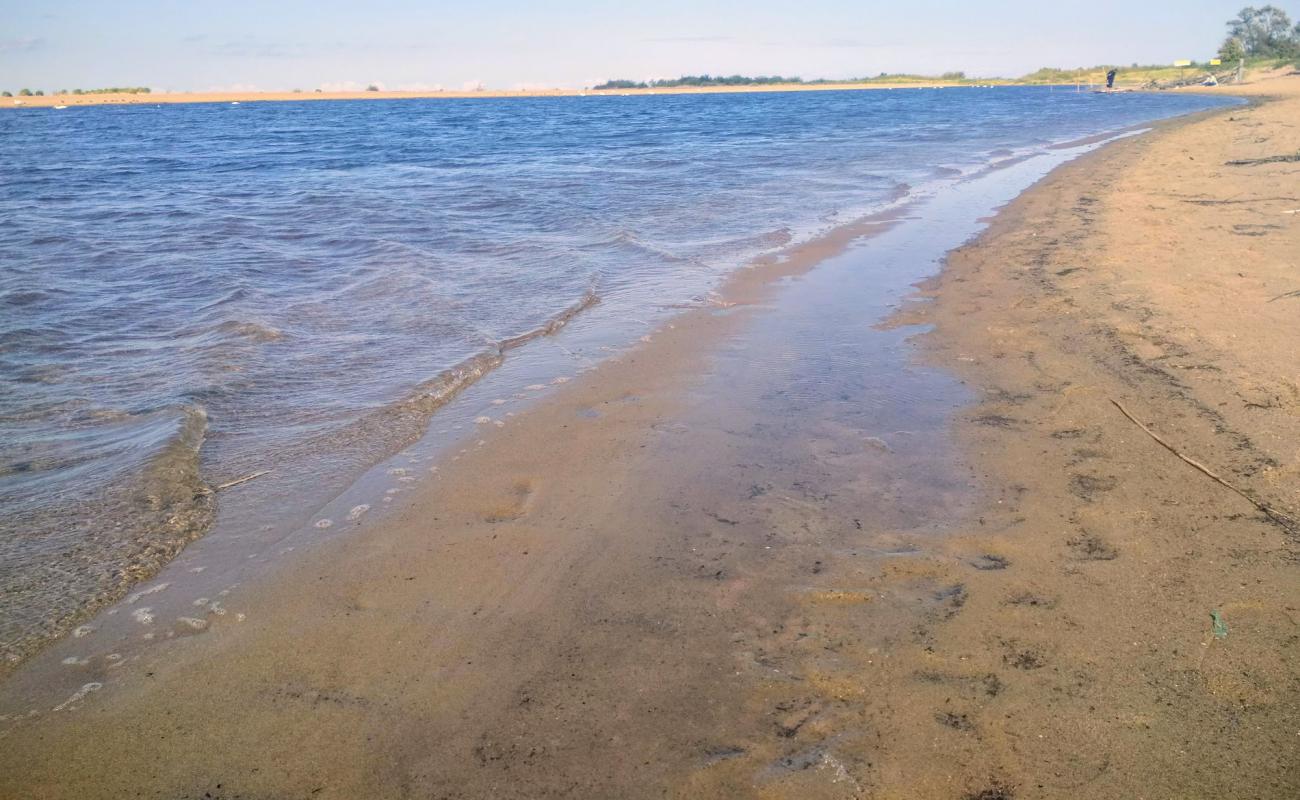 Vitsula beach Gdansk'in fotoğrafı açık bej kum yüzey ile