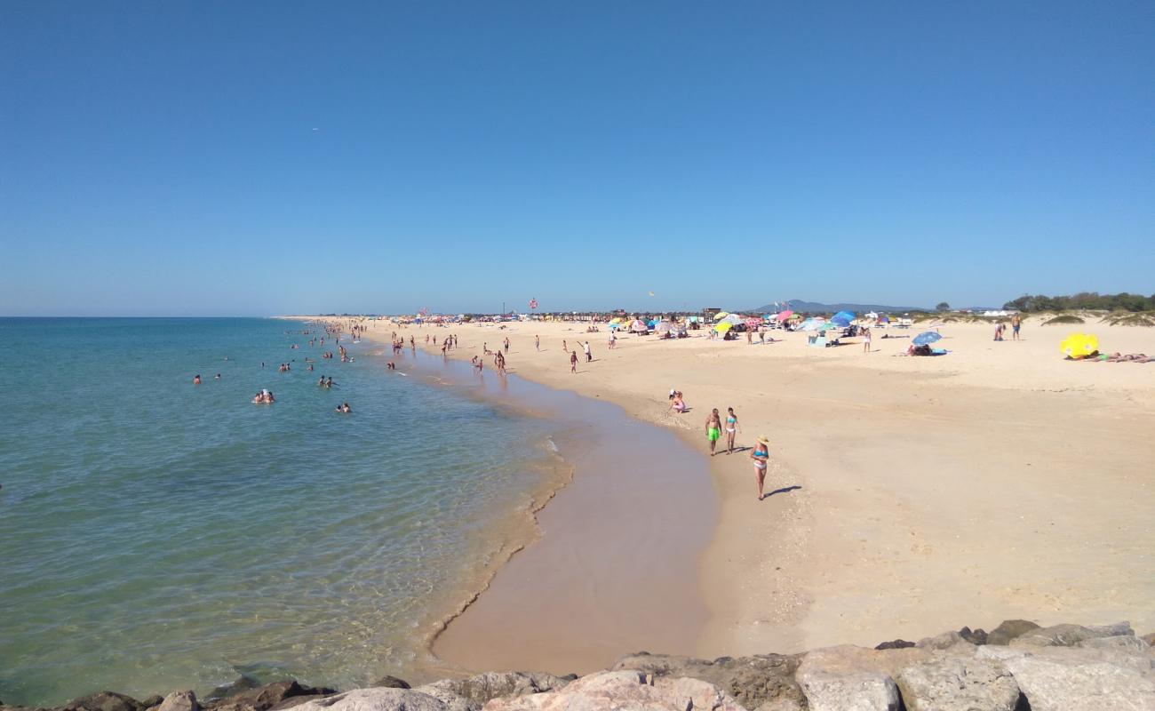 Tavira Adası Plajı'in fotoğrafı parlak ince kum yüzey ile