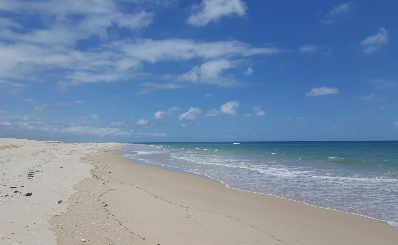 Barra da Fuseta'in fotoğrafı i̇nce kahverengi kum yüzey ile