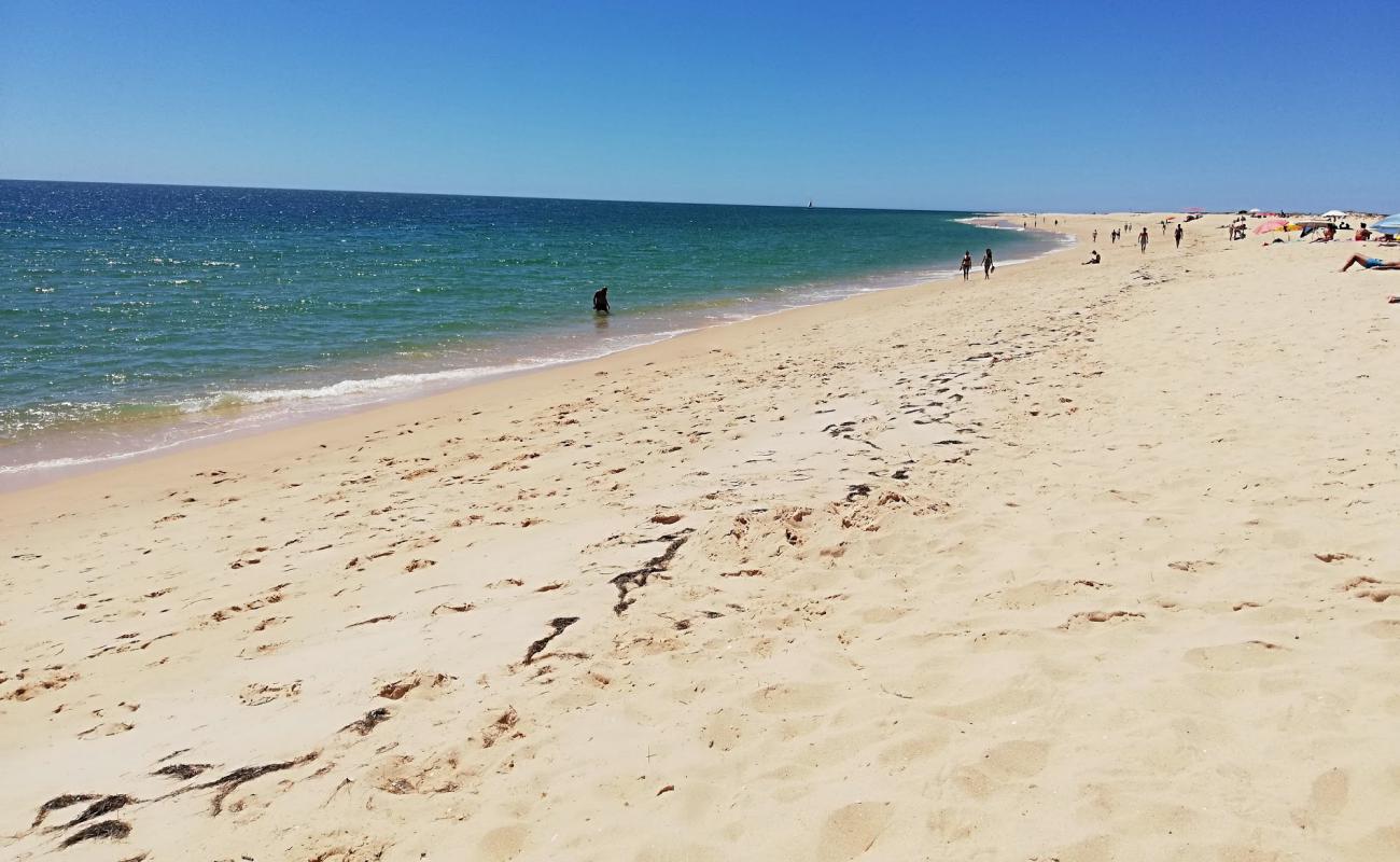 Praia da Barreta-Mar'in fotoğrafı parlak ince kum yüzey ile