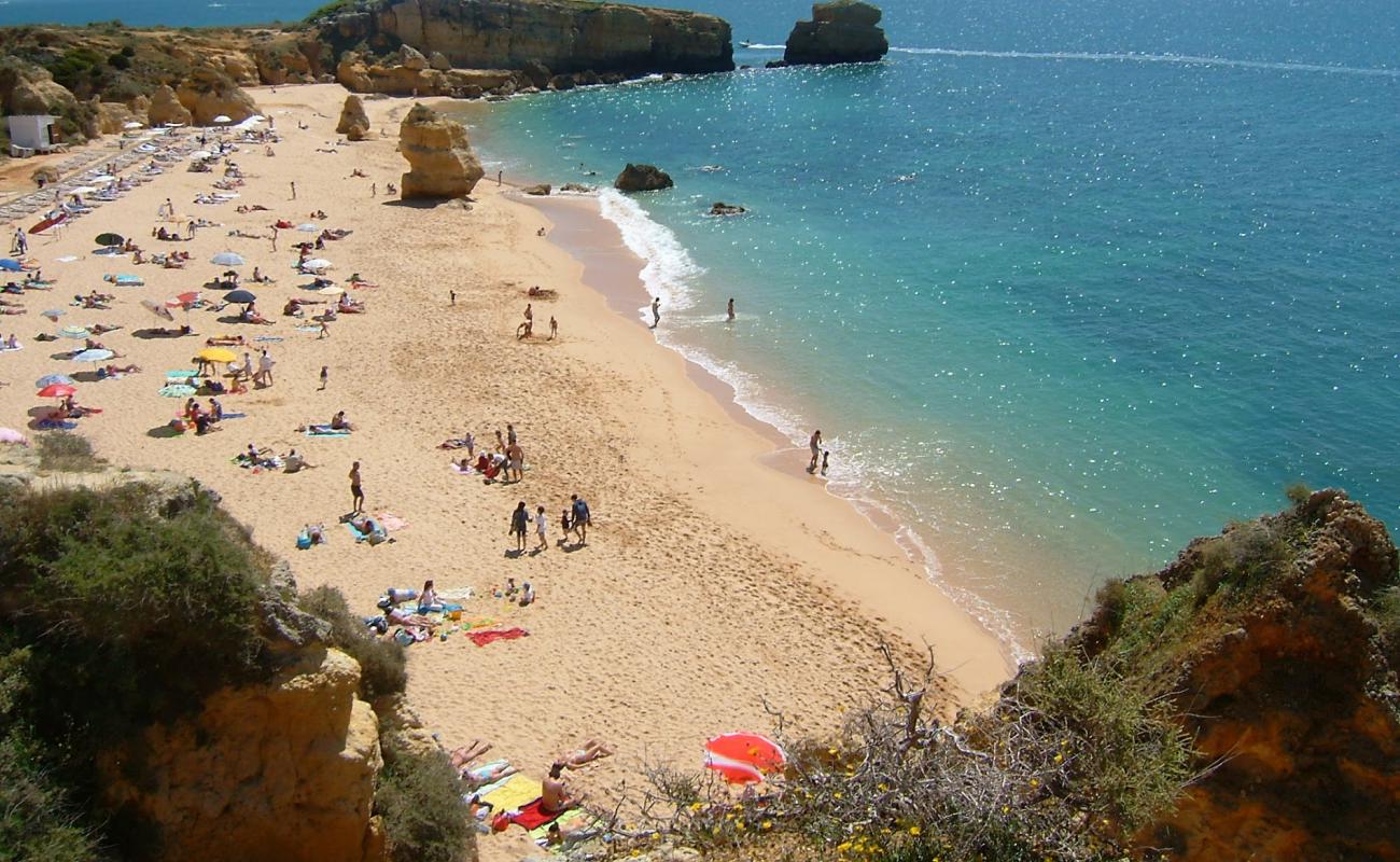 Praia de Sao Rafael'in fotoğrafı parlak ince kum yüzey ile