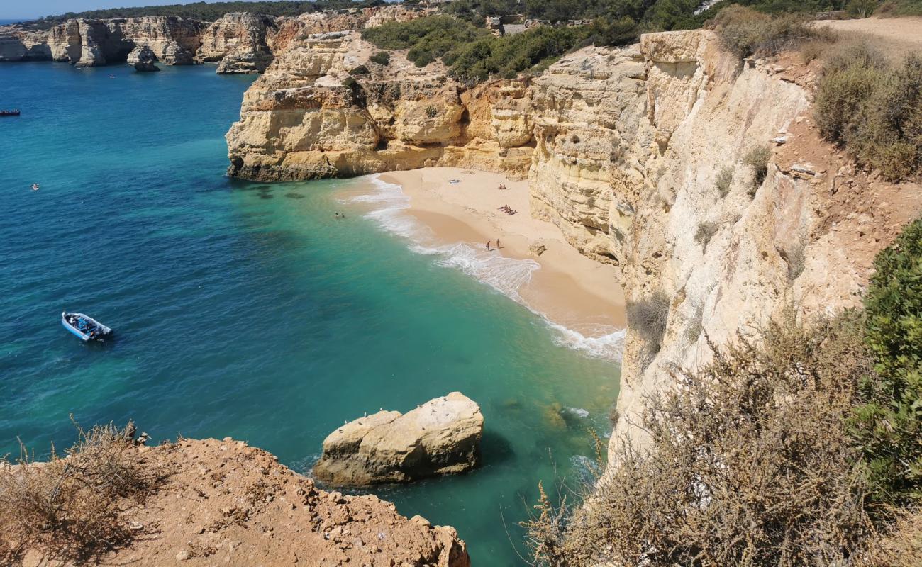 Praia do Pau'in fotoğrafı i̇nce kahverengi kum yüzey ile