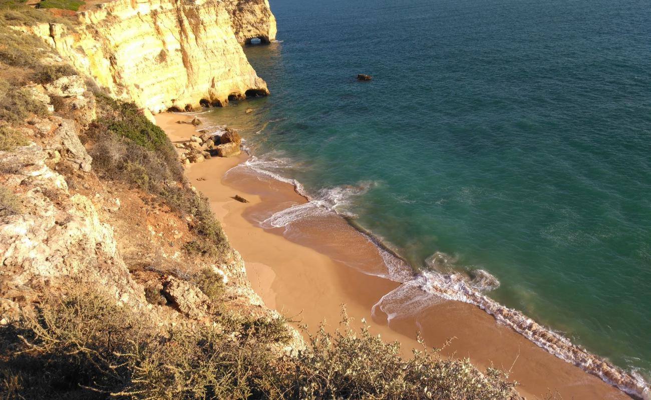 Praia da Afurada'in fotoğrafı parlak kum yüzey ile