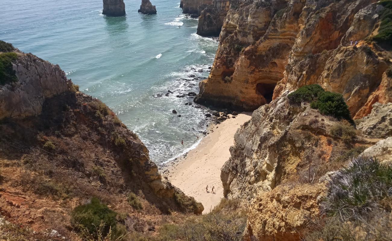 Praia da Balanca'in fotoğrafı parlak ince kum yüzey ile