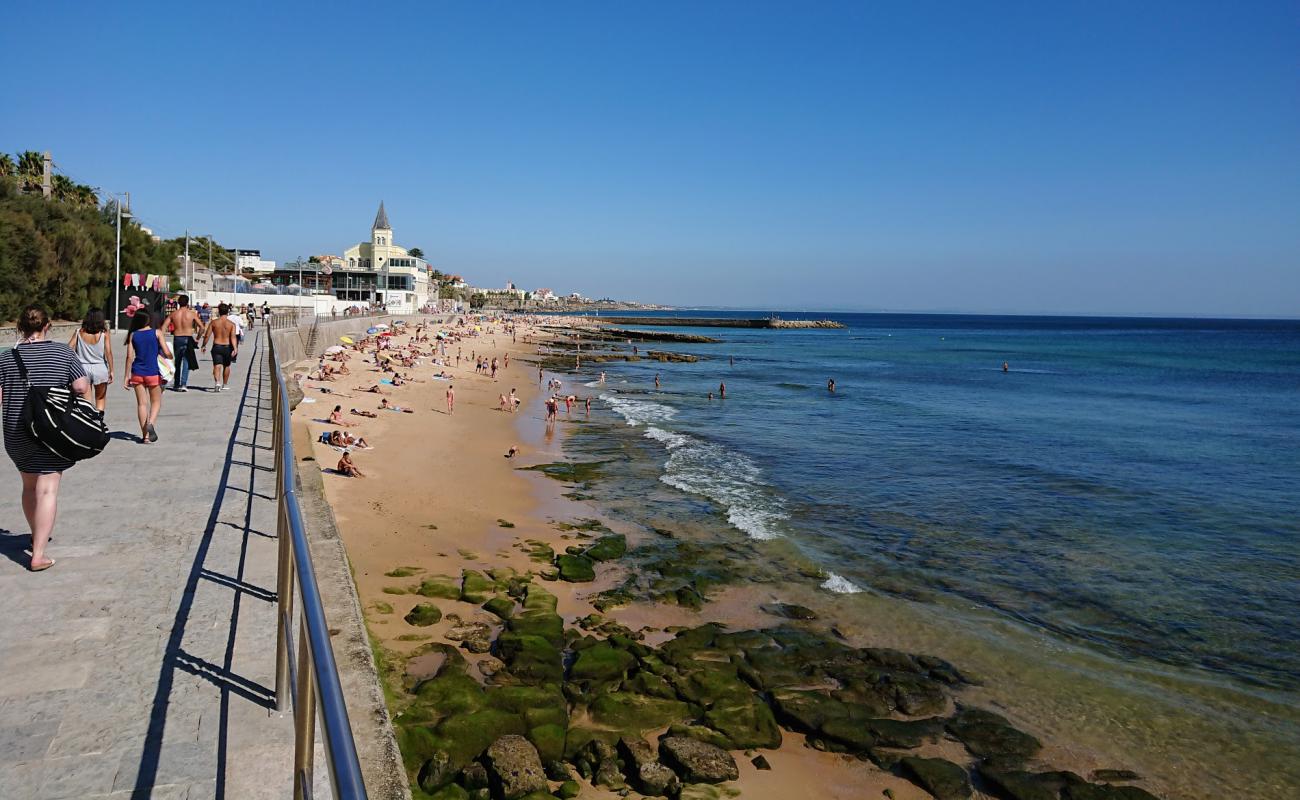 Praia do Tamariz'in fotoğrafı açık bej kum yüzey ile
