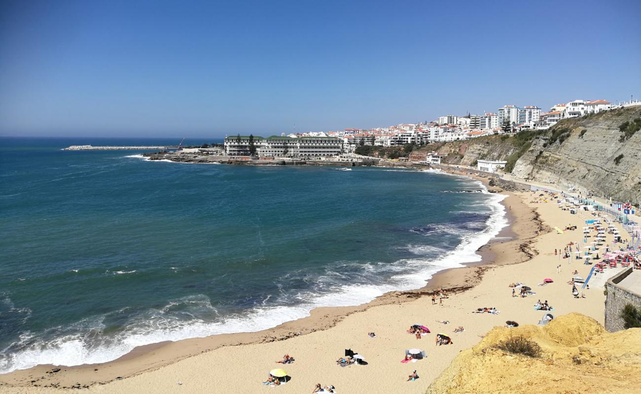 Praia da Baleia'in fotoğrafı i̇nce bej kum yüzey ile