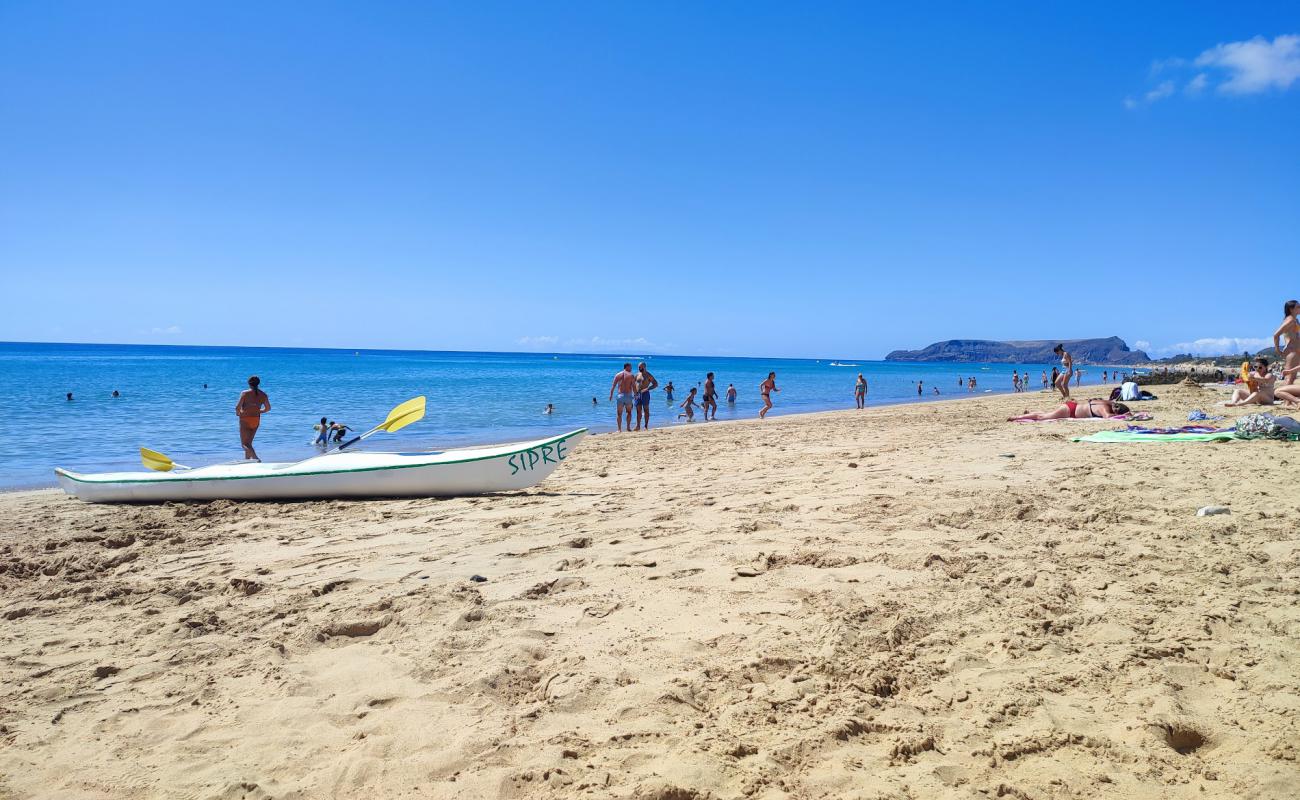 Porto Santo beach'in fotoğrafı parlak kum yüzey ile