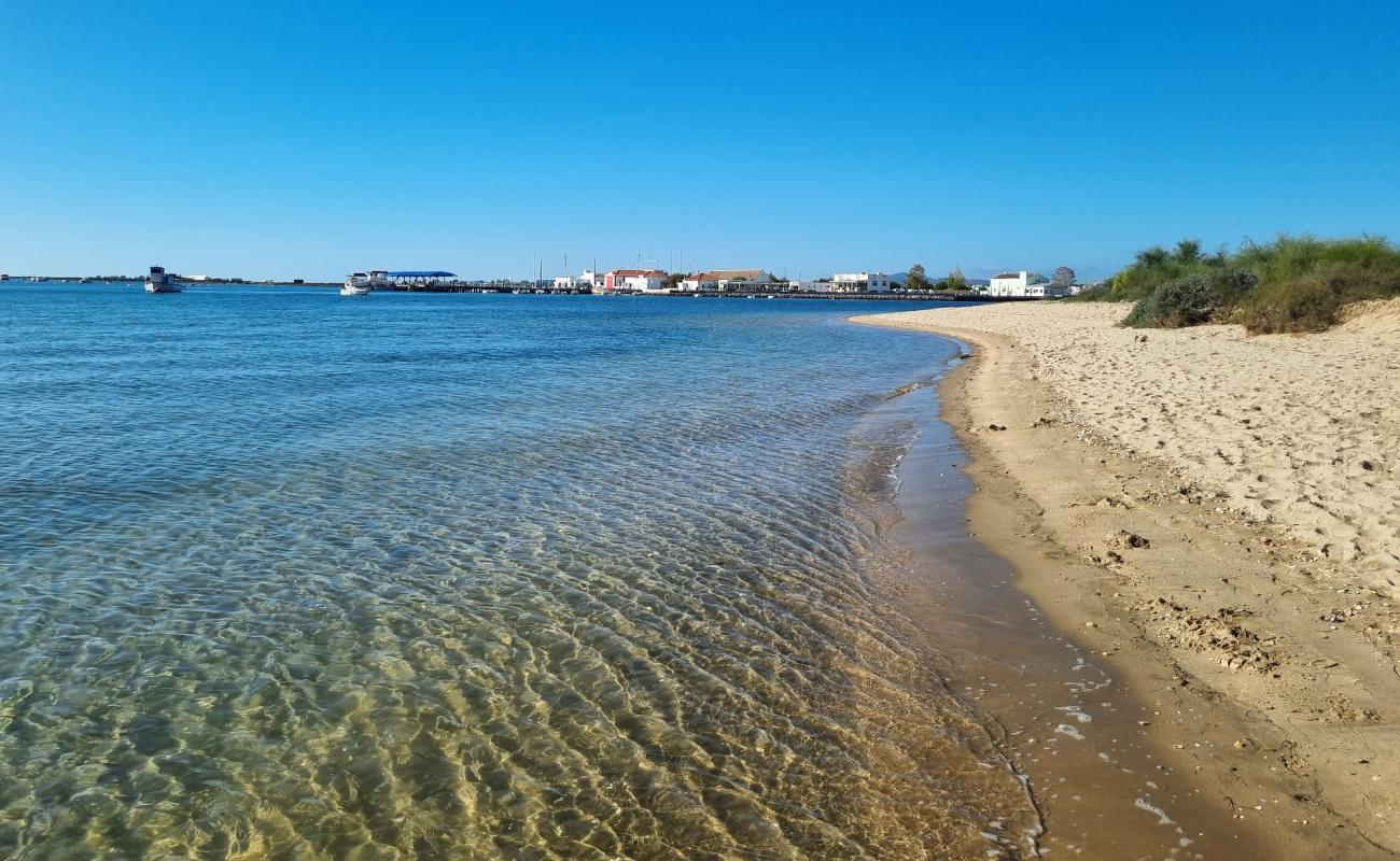 Praia dos Tesos'in fotoğrafı parlak kum yüzey ile