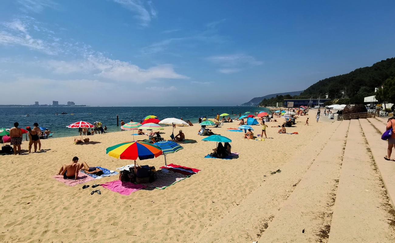 Praia da Saude'in fotoğrafı açık bej kum yüzey ile