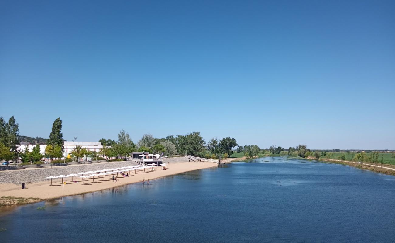 Praia Fluvial do Sorraia'in fotoğrafı açık bej kum yüzey ile